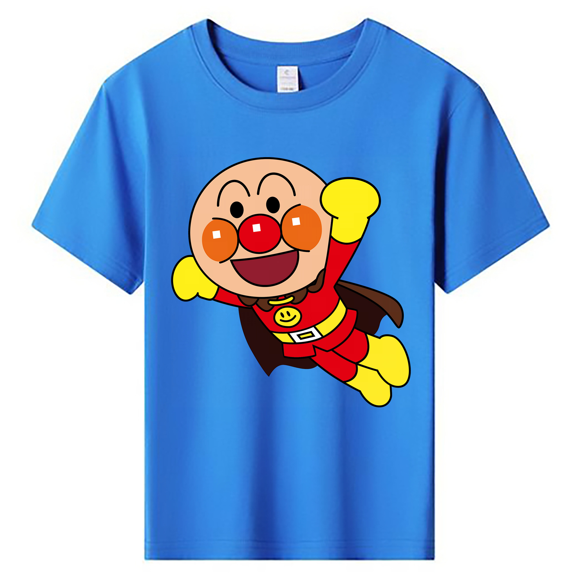 （画像用） アンパンマン Anpanman 綿100％キッズTシャツ（フロントプリント）